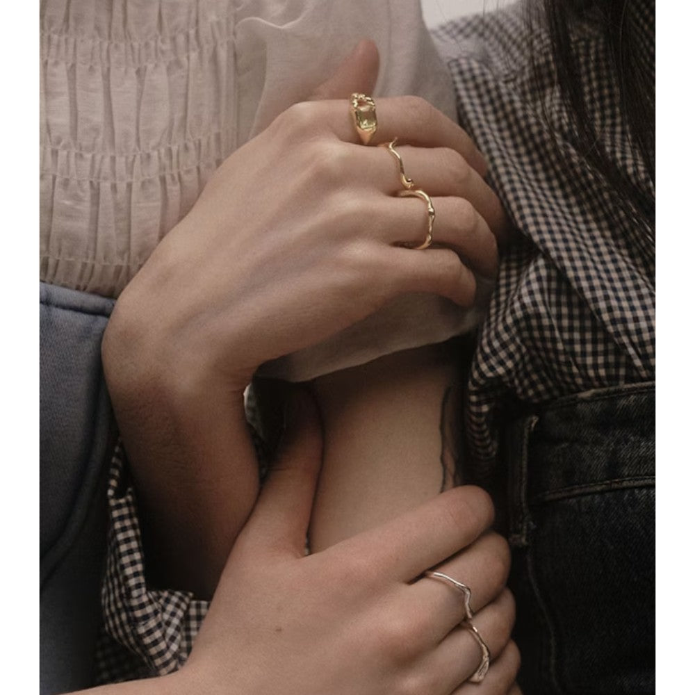 Maria Black Zina Ring Forgyldt