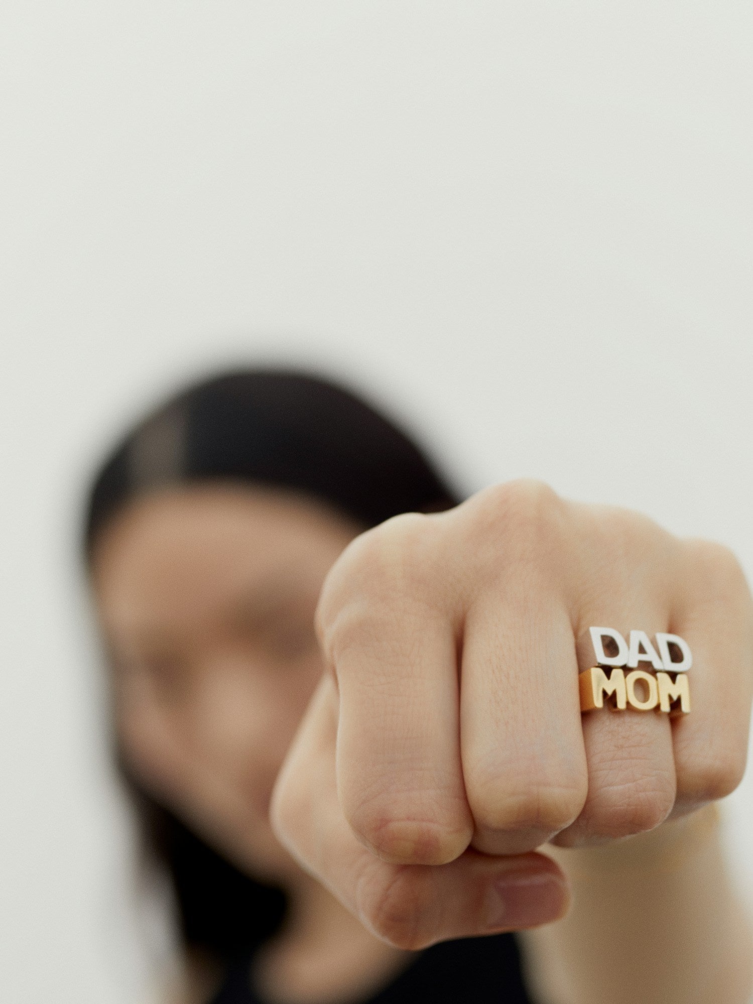 Maria Black MOM Ring Forgyldt